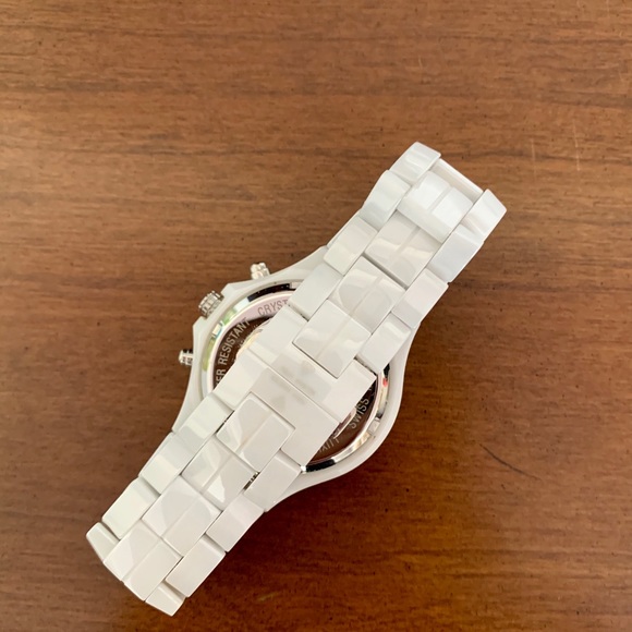 Aqua Master White Ceramic watch w/1.25 ct dia face - Picture 3 of 6